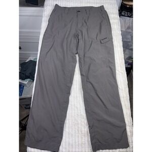 ExOfficio Pants Men Size 32 (M) 30" Inseam Gray Cargo‎ Nylon Hiking Outdoor Nice